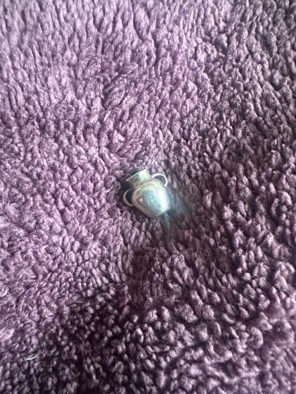 Solid Silver Amphora Charm